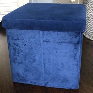 Room Essentials microsuede storage ottoman